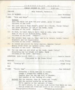 Contemporary worship